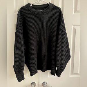 Aerie oversized chunky knit sweat, size small